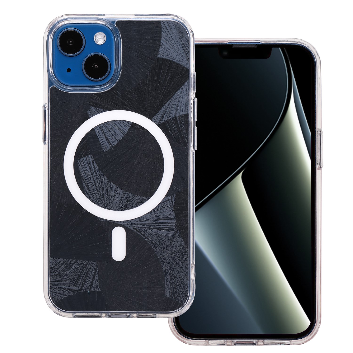Flash Mag dėklas for iPhone 13 6,1" juodas