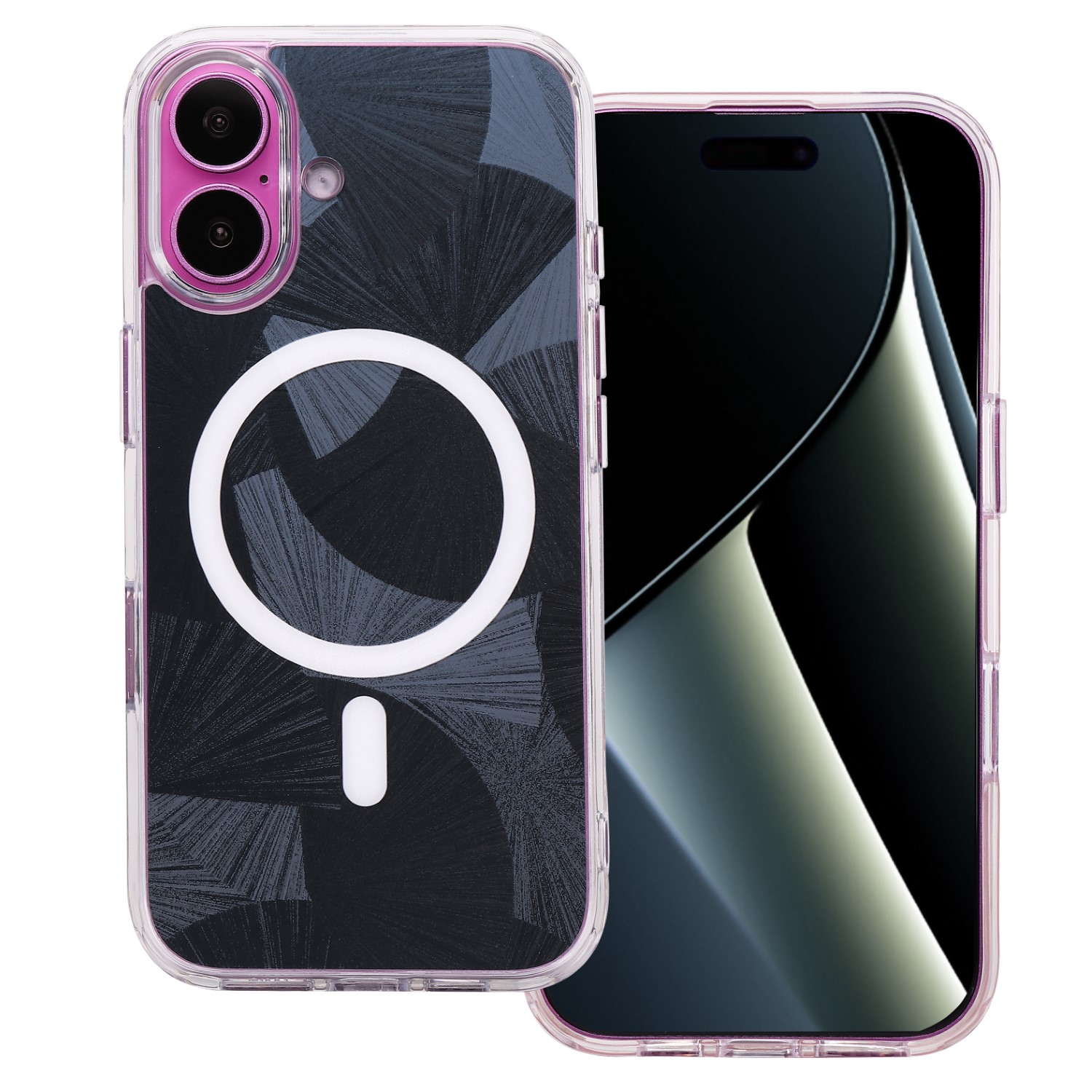 Flash Mag dėklas for iPhone 16 6,1" juodas