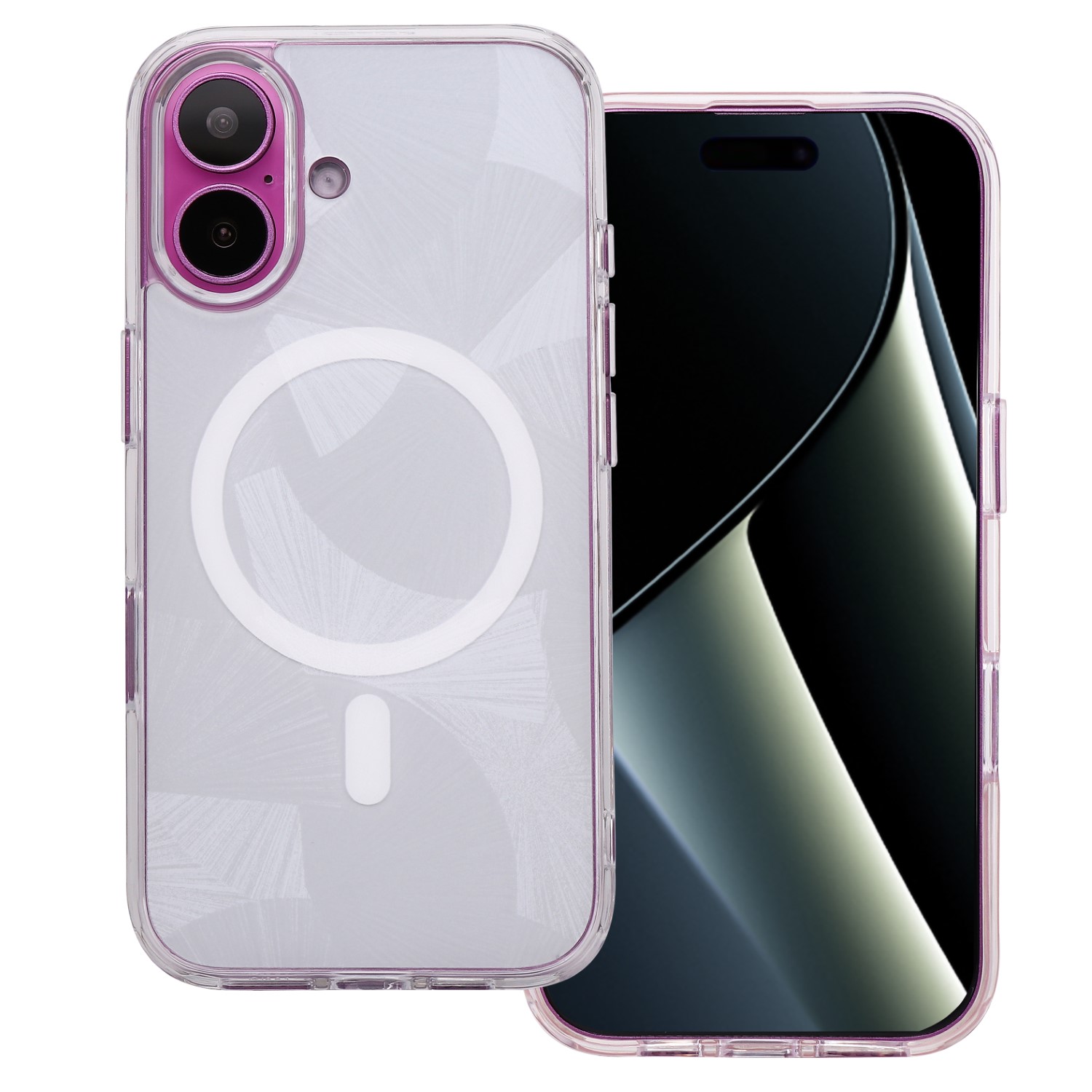 Flash Mag dėklas for iPhone 16 6,1" pilkas