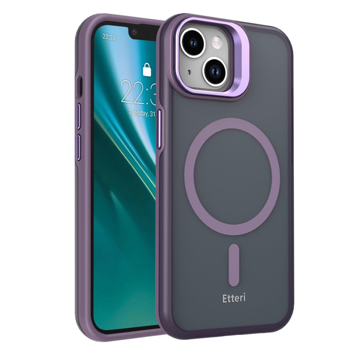 Чехол Etteri Morning Fog для iPhone 14 6,1" фиолетовый