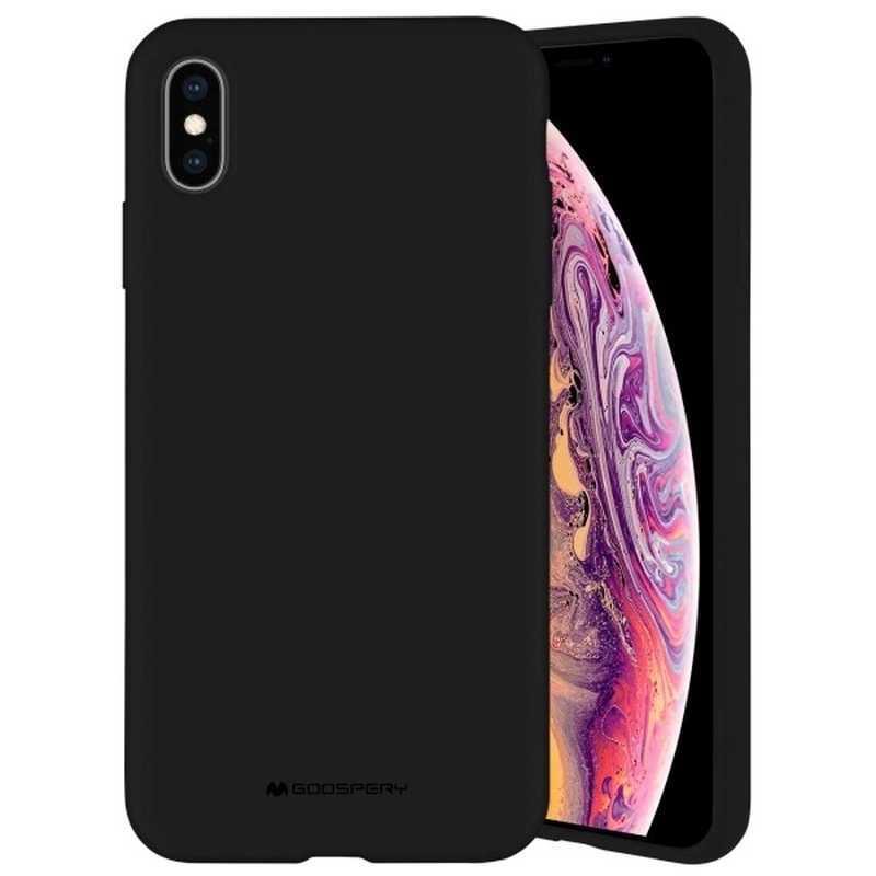 Mercury Silicone dėklas, skirtas Samsung A06, juodas