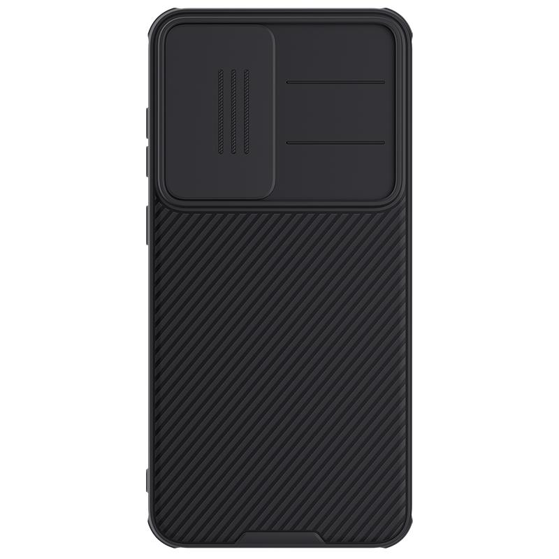 Nillkin CamShield Pro dėklas telefonui Samsung S25+ su kameros dangteliu - Juodas