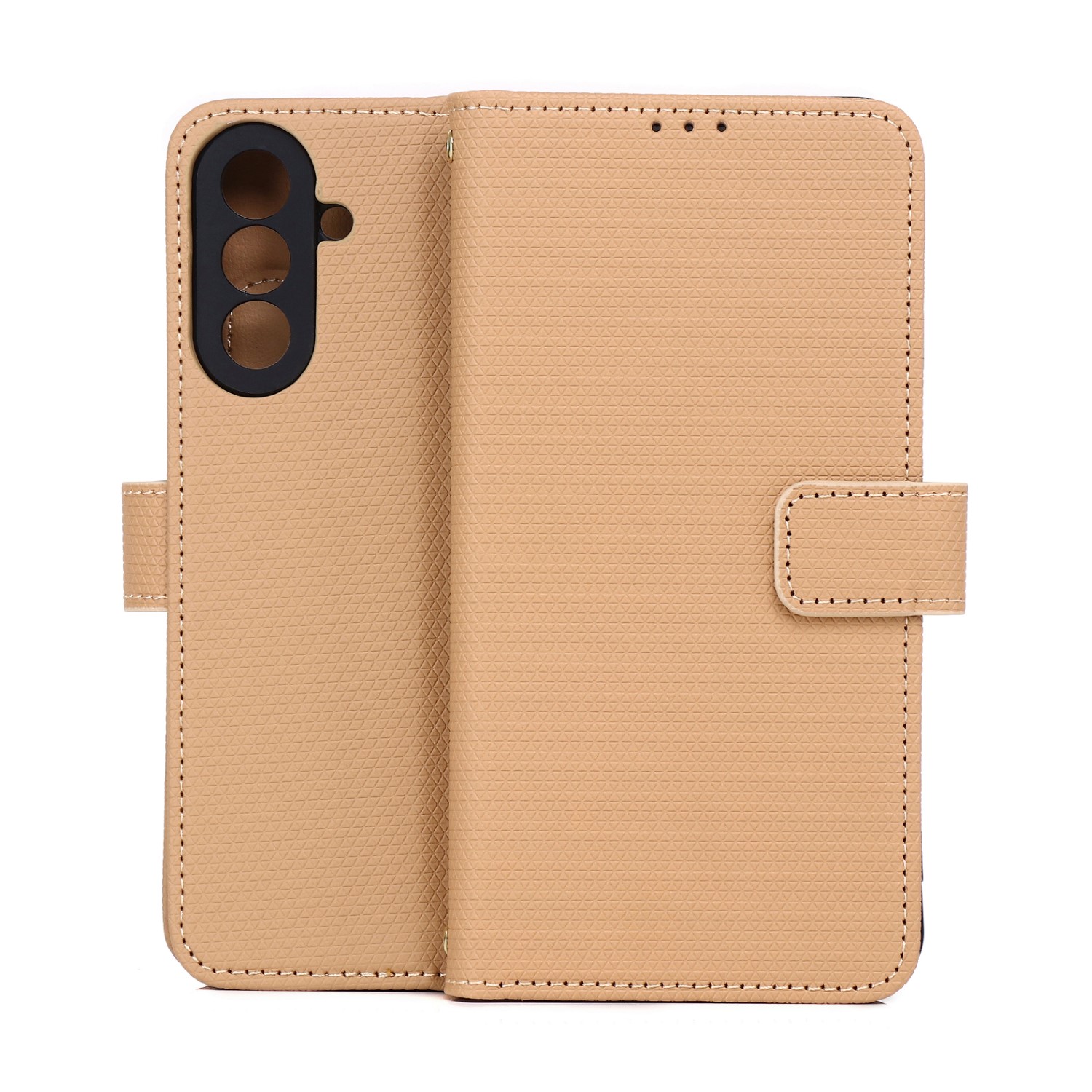 Smart Triangle dėklas Samsung Galaxy A17 4G / A17 5G / A26 5G rudas