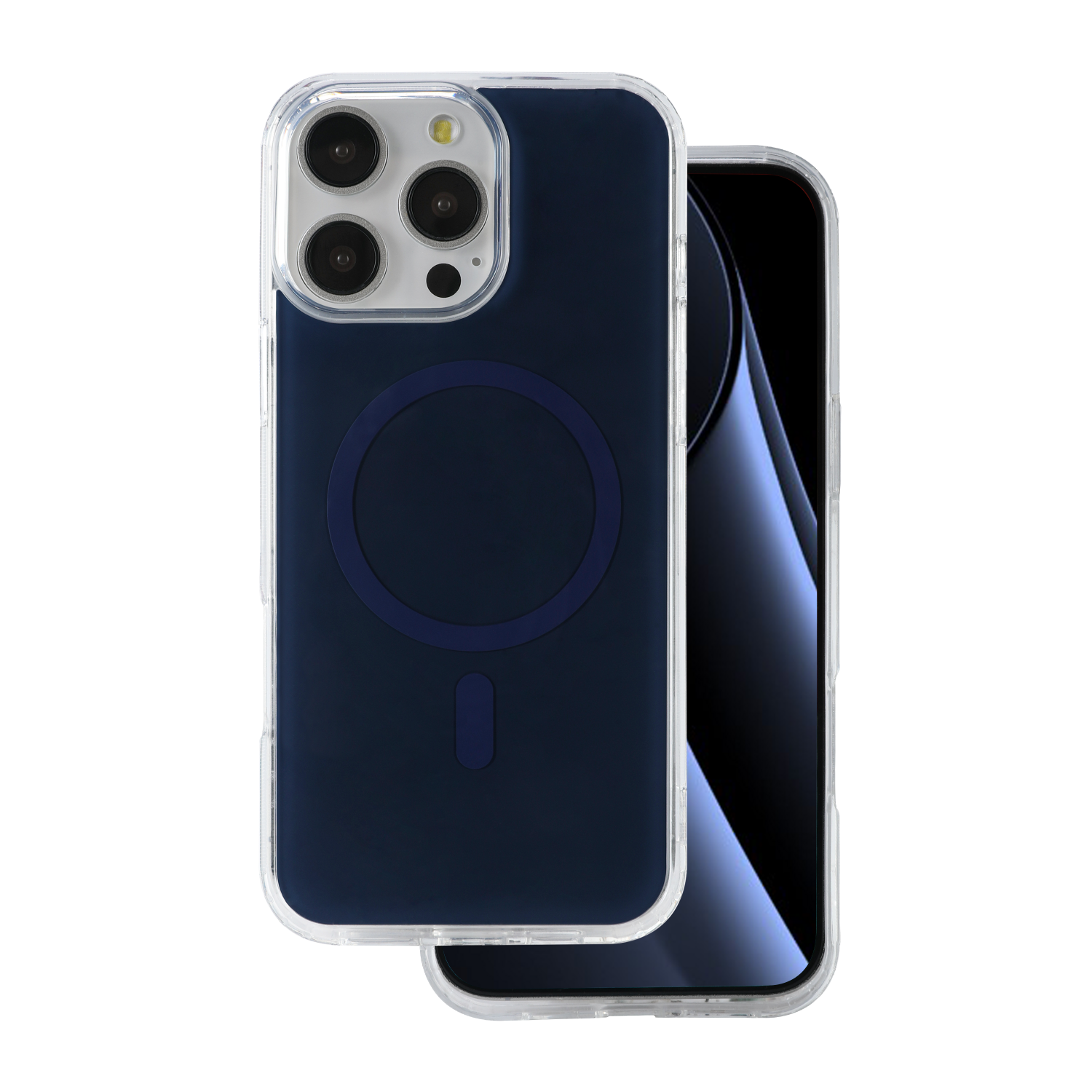 Чехол Lowkey Mag для iPhone 15 Pro 6,1" тёмно-синий