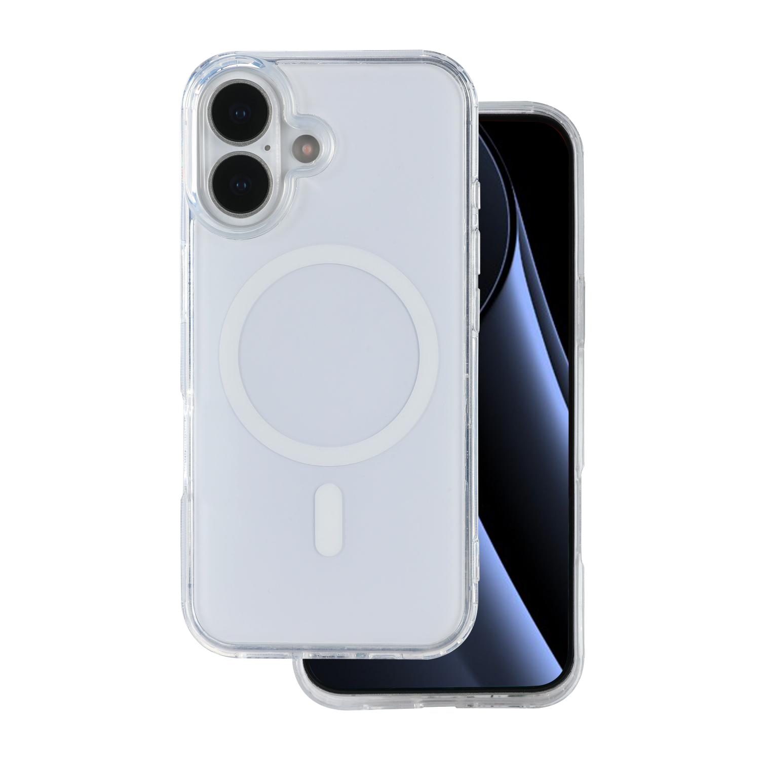 Lowkey Mag for iPhone 17 6,3" baltas