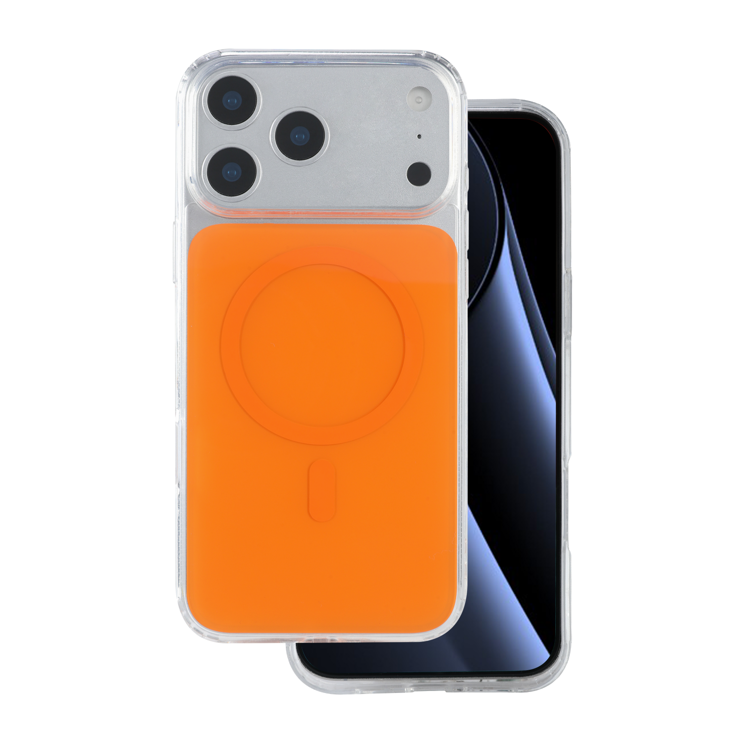 Lowkey Mag for iPhone 17 Pro Max 6,9" oranžinis