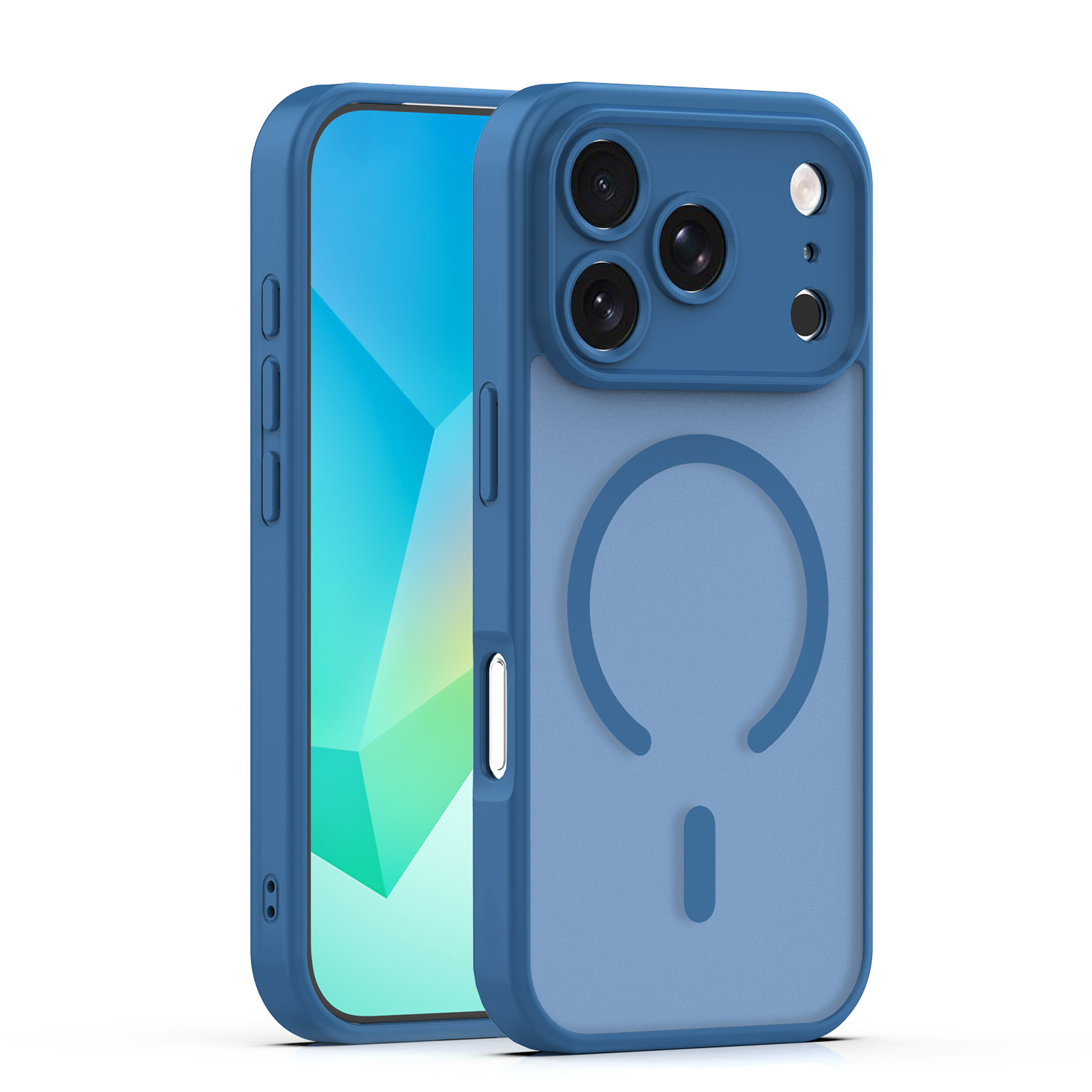 Mag Matt dėklas iPhone 17 Pro 6,3'' tamsiai mėlynas