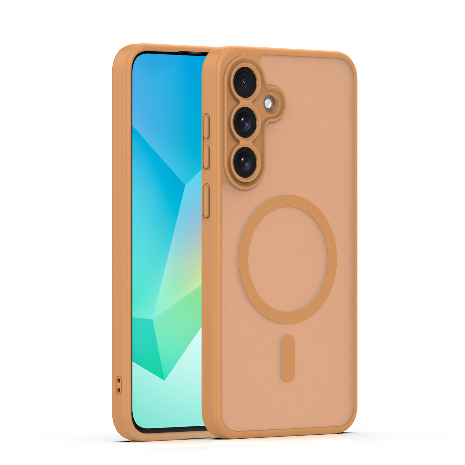 Mag Matt dėklas Samsung Galaxy S24 / S25 rudas