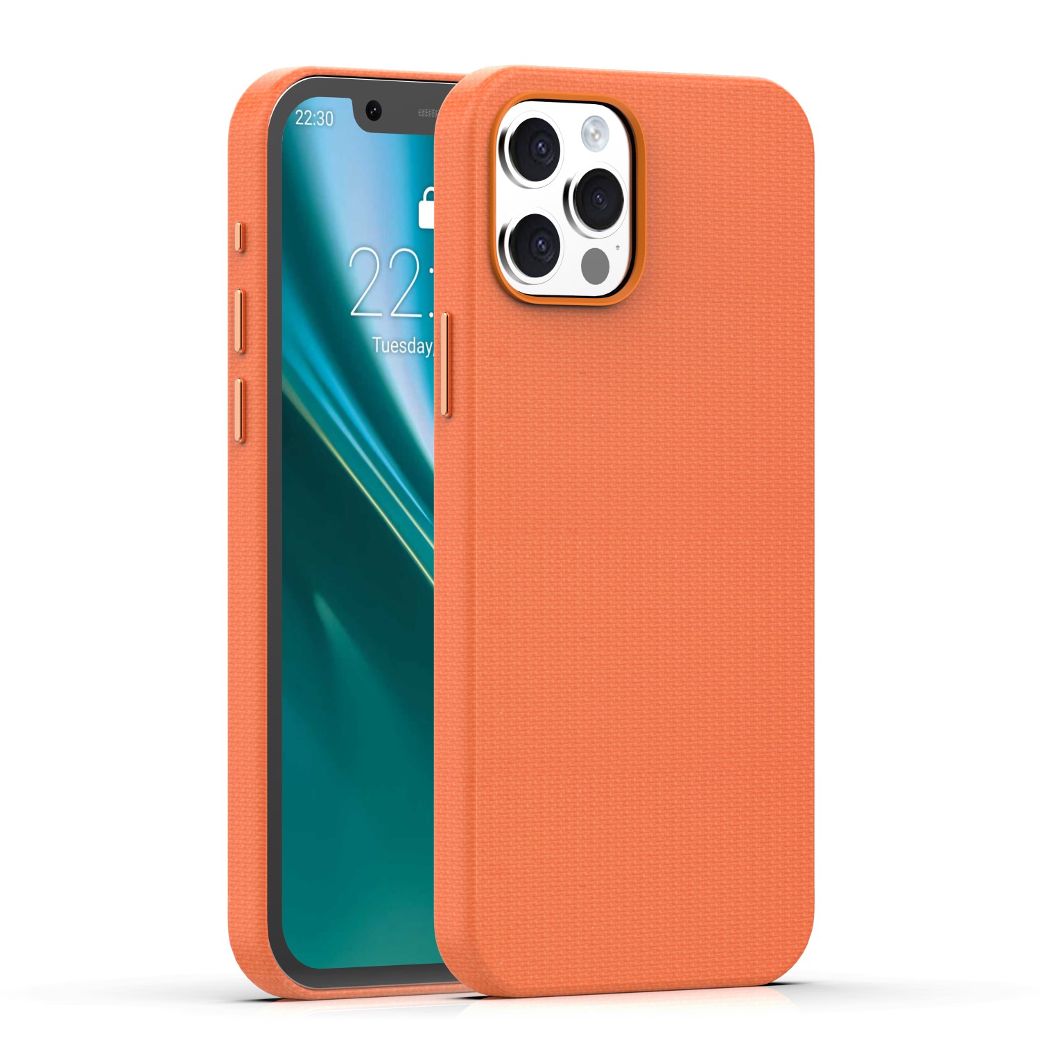 Etteri Elegant Mag dėklas for iPhone 12 / 12 Pro 6,1'' oranžinis
