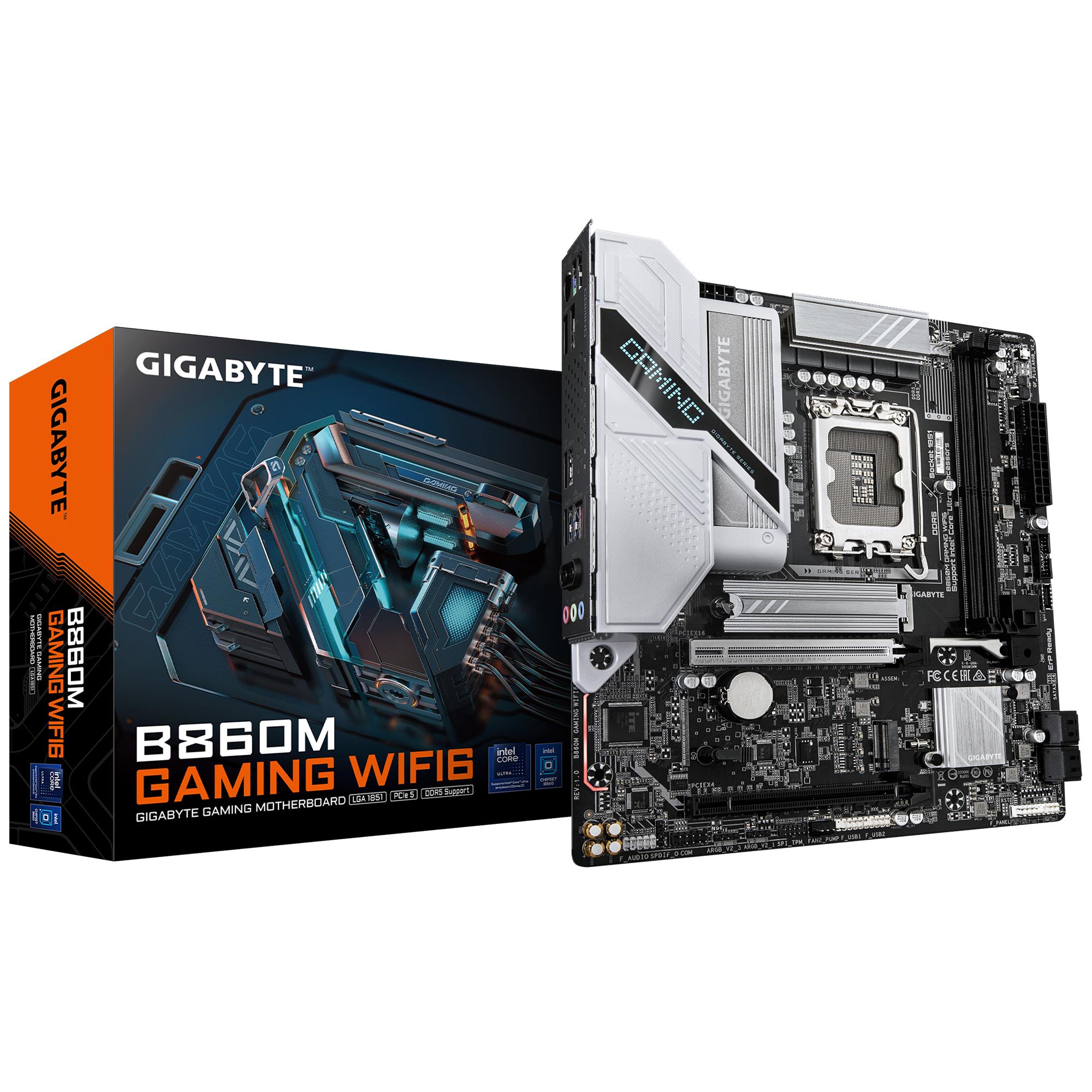 GIGABYTE B860M GAMING WIFI6 LGA1851 pagrindinė plokštė