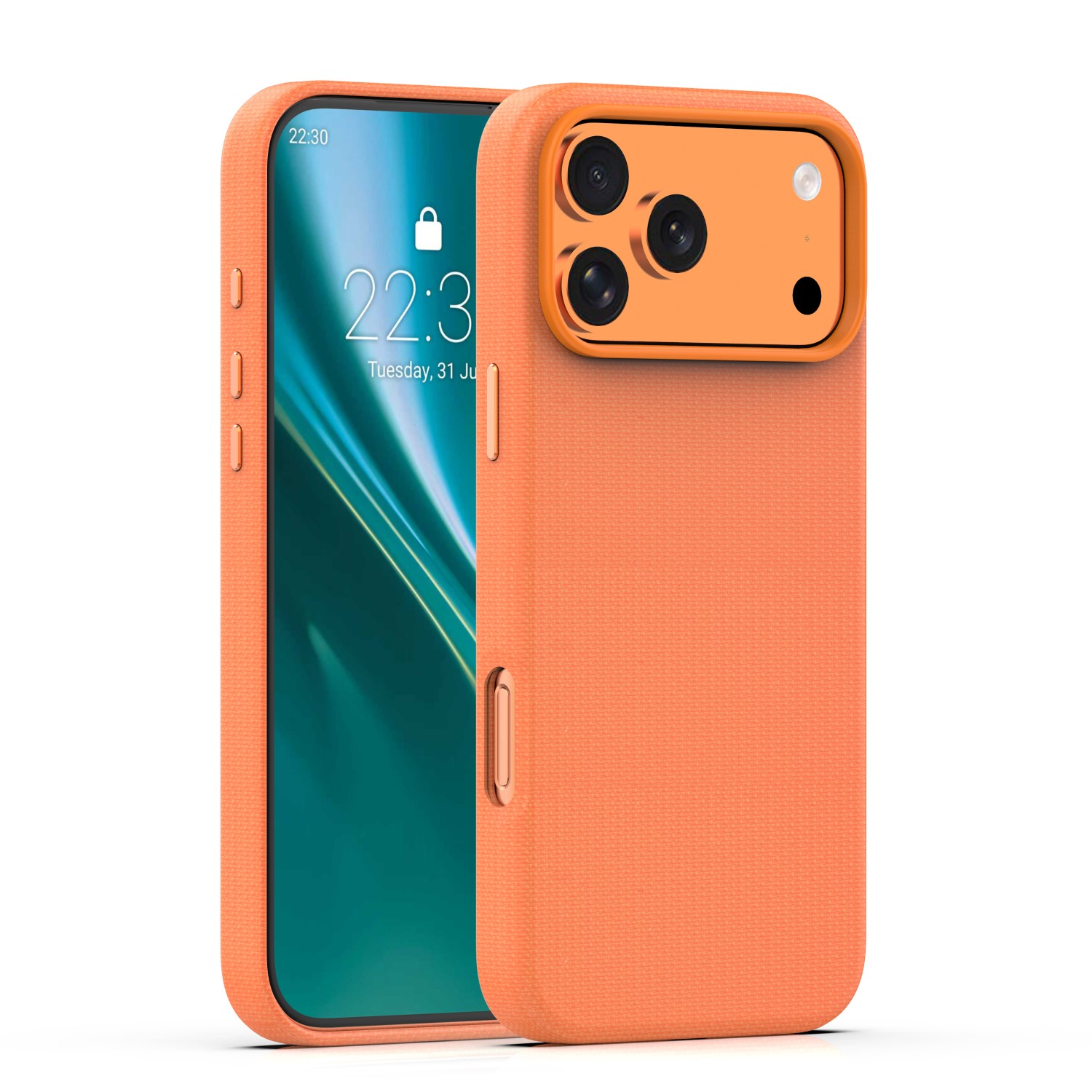 Etteri Elegant Mag dėklas for iPhone 17 Pro 6,3" oranžinis