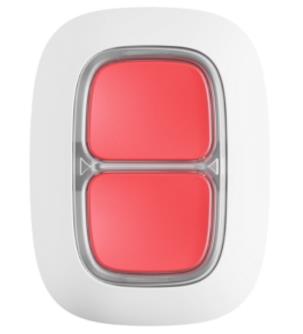 Ajax belaidis dvigubas mygtukas DoubleButton baltas