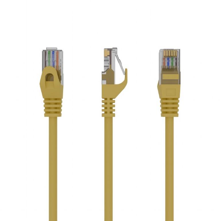 Gembird CAT6 UTP tinklo laidas 0.5m geltonas