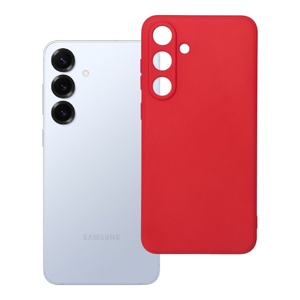 Minkštas dėklas telefonui SAMSUNG S25 Plus raudonas