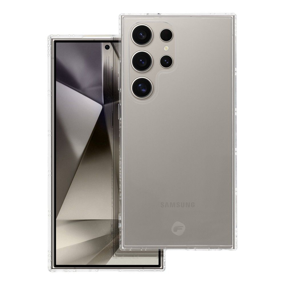 FORCELL F-PROTECT ilgalaikis plonas dėklas SAMSUNG S24 Ultra - skaidrus