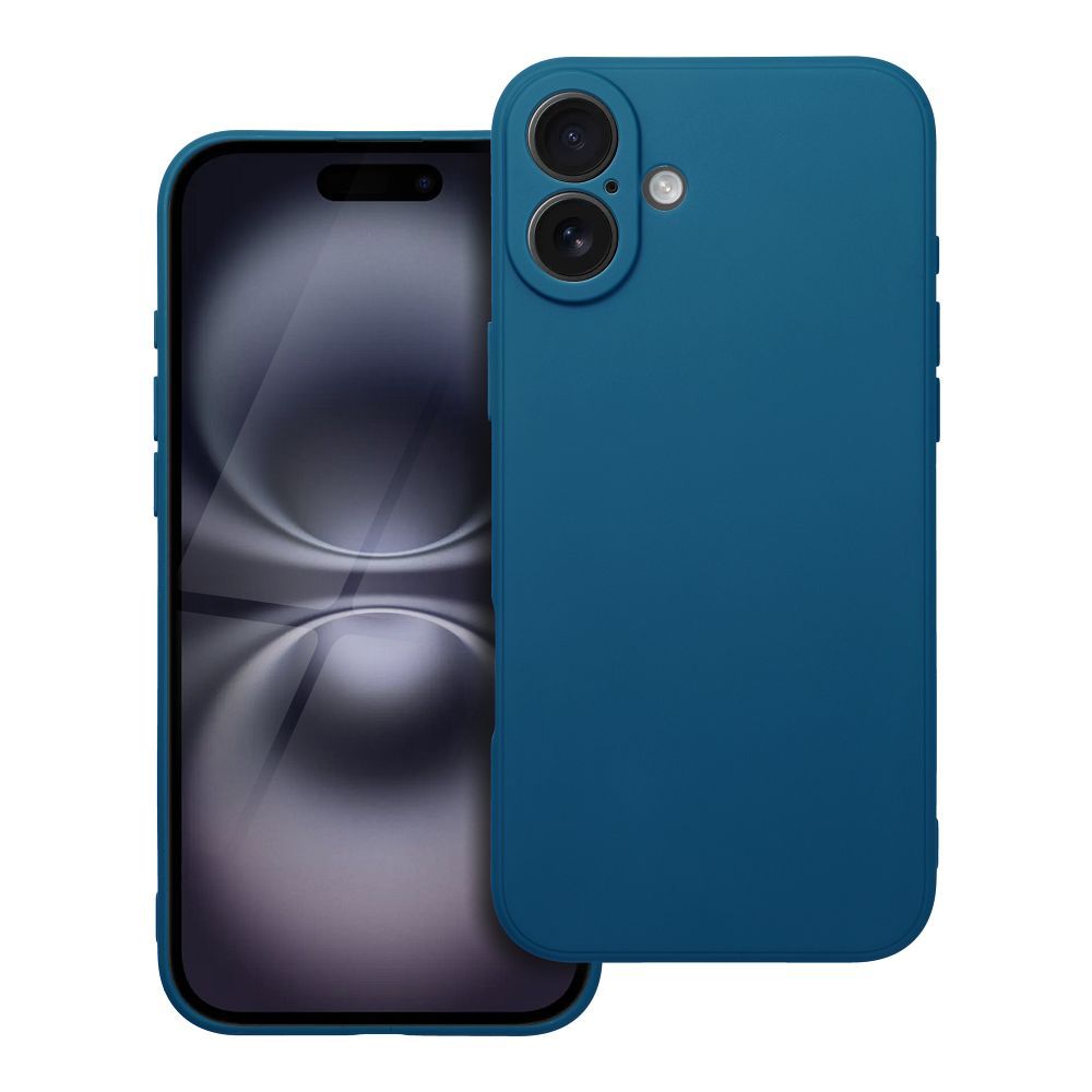 Matinis dėklas telefonui IPHONE 16 Plus mėlynas