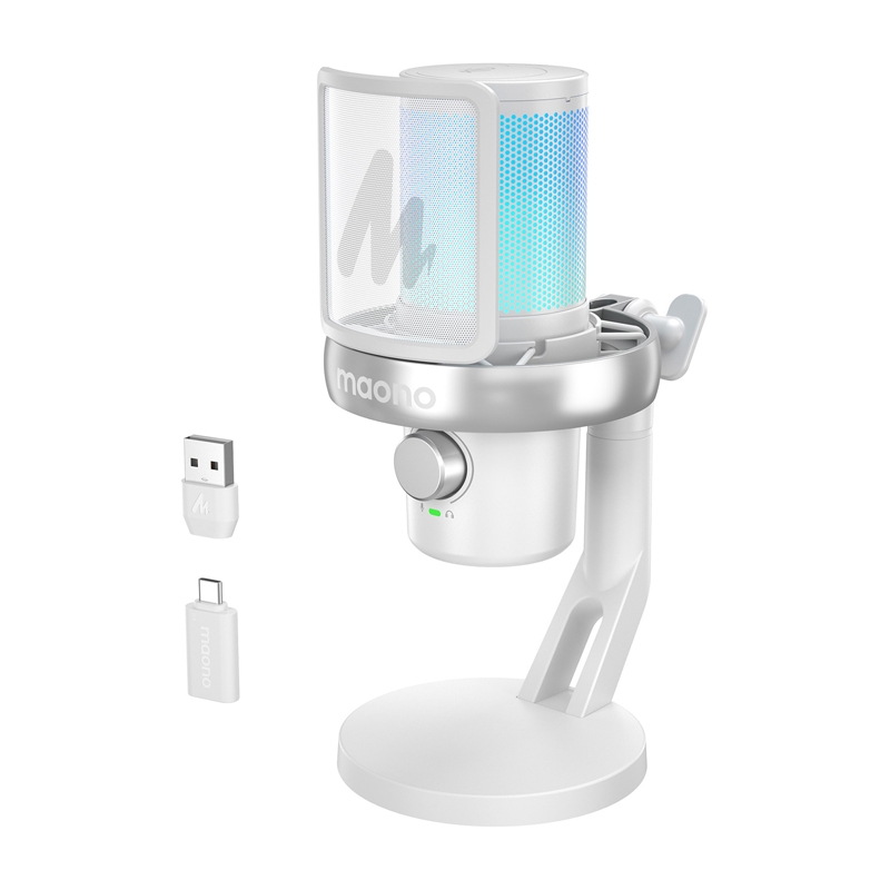 Maono DM40 Pro mikrofonas (baltas)