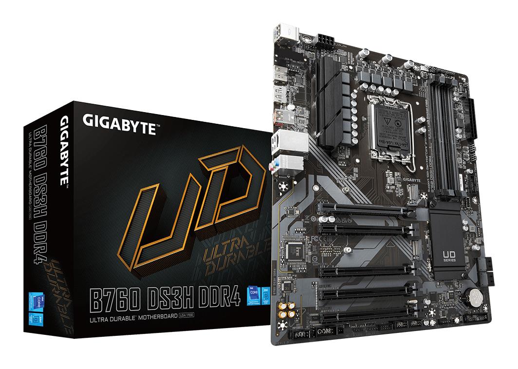 GIGABYTE B760 DS3H LGA1700 DDR4 pagrindinė plokštė