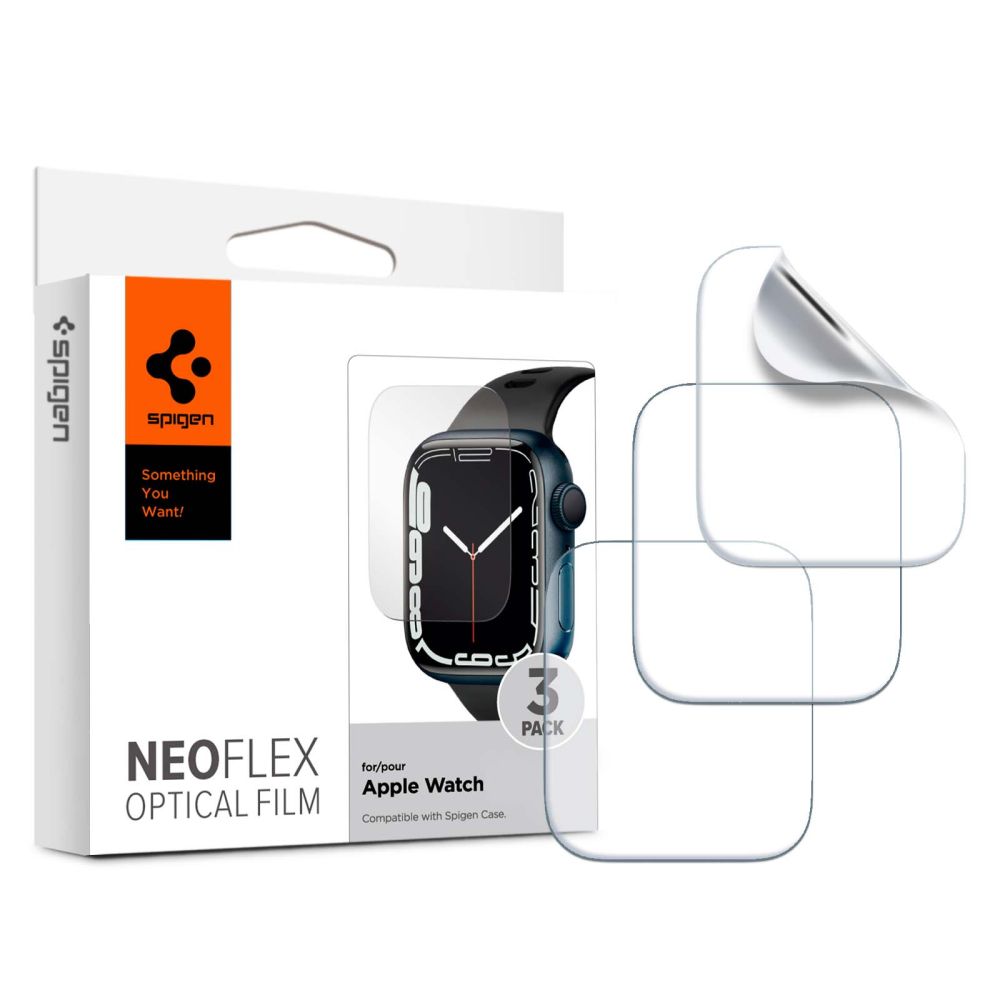 Spigen apsauginė plėvelė Neo Flex 3 rinkinys Apple Watch 4 / 5 / 6 / 7 / 8 / SE (40 / 41 MM)