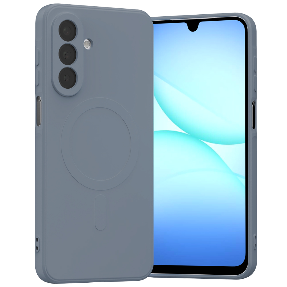 Mercury Semi-Silicone MagSafe dėklas, skirtas Samsung Galaxy A17, Sierra Blue