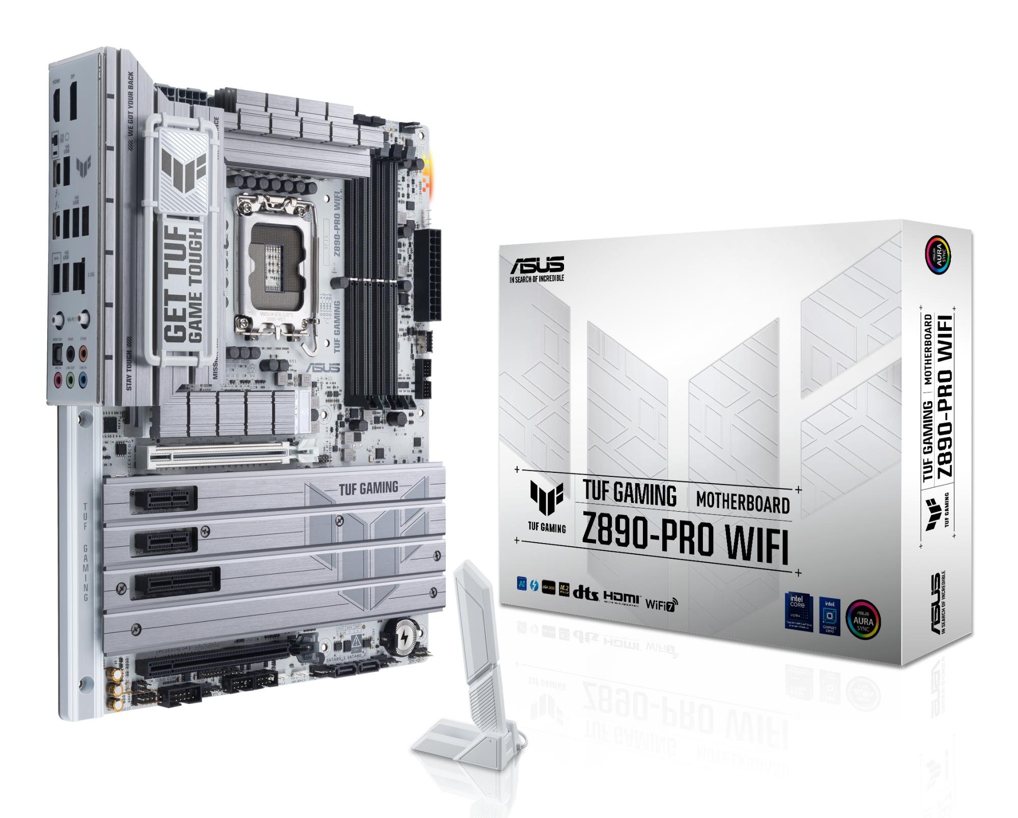 Pagrindinė plokštė Asus TUF Gaming Z890-Pro WiFi Intel Z890 LGA1851 ATX DDR5