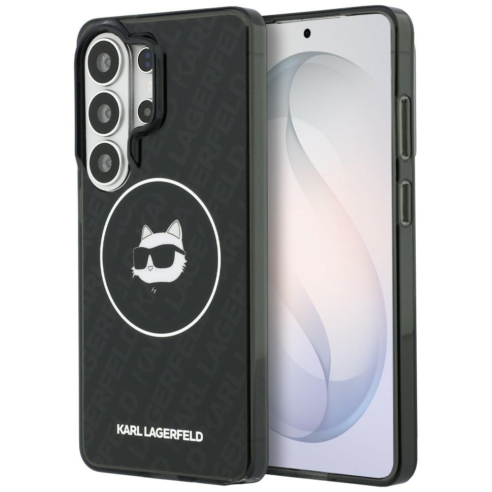 Karl Lagerfeld dėklas IML Repeated Choupette MagSafe skirtas Samsung Galaxy S26 Ultra juodas