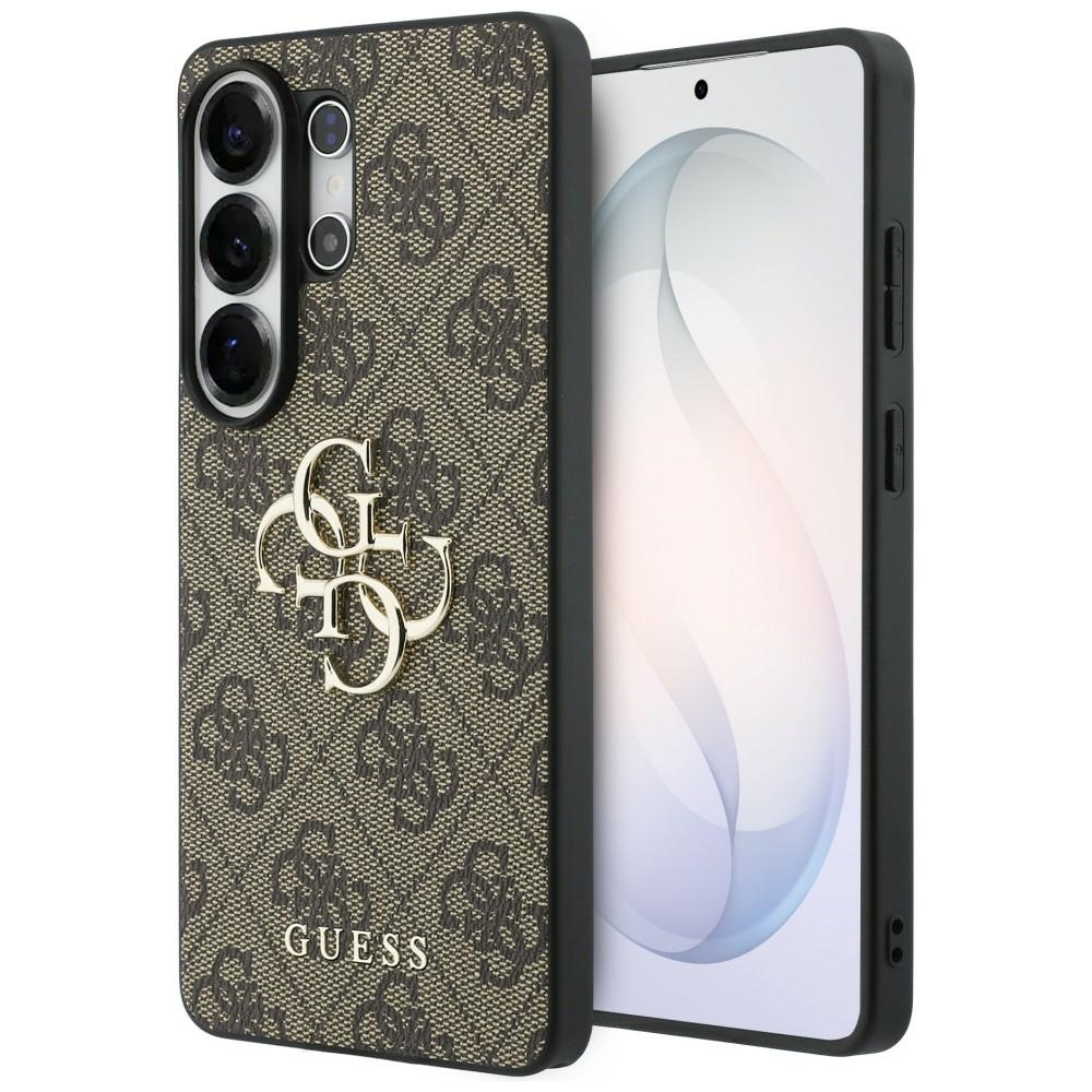 Guess dėklas 4G Big Metal Logo for Samsung Galaxy S26 Ultra rudas