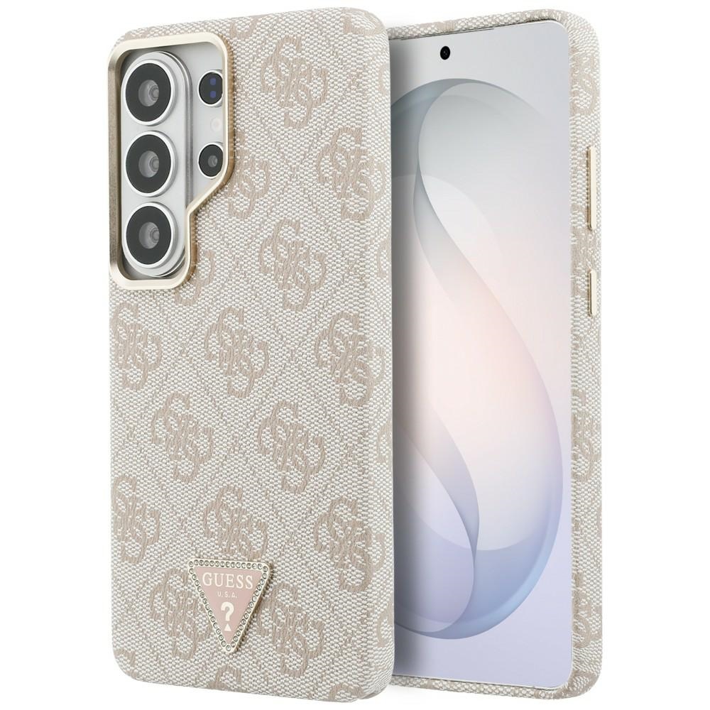 Guess dėklas 4G Triangle Logo MagSafe for Samsung Galaxy S26 Ultra rožinis