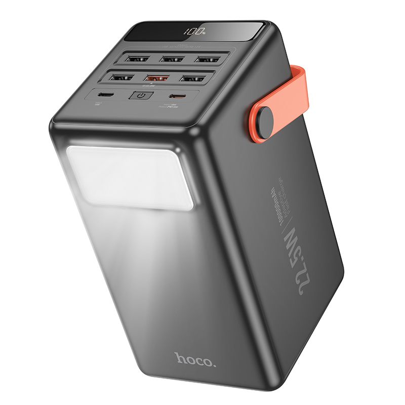 Išorinė baterija Hoco J142 22.5W+PD20W 100000mAh juoda