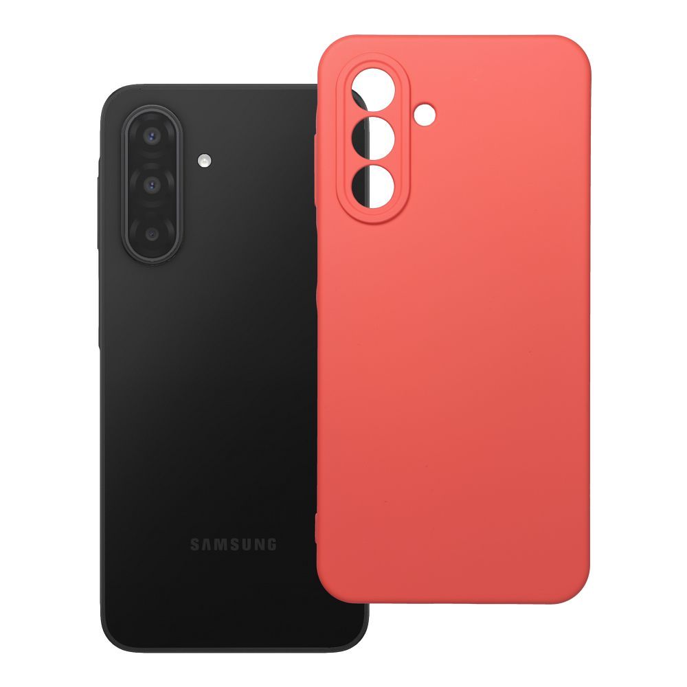 Silikoninis dėklas telefonui SAMSUNG A17 persikinis