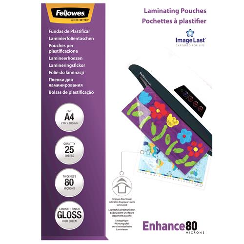 Fellowes ImageLast laminavimo vokeliai A4 80mic 25vnt