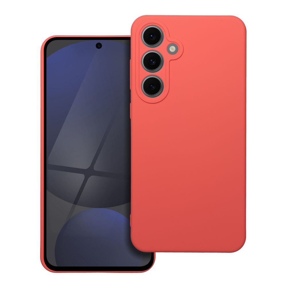 SILIKONINIS dėklas telefonui SAMSUNG S24 FE persikinis