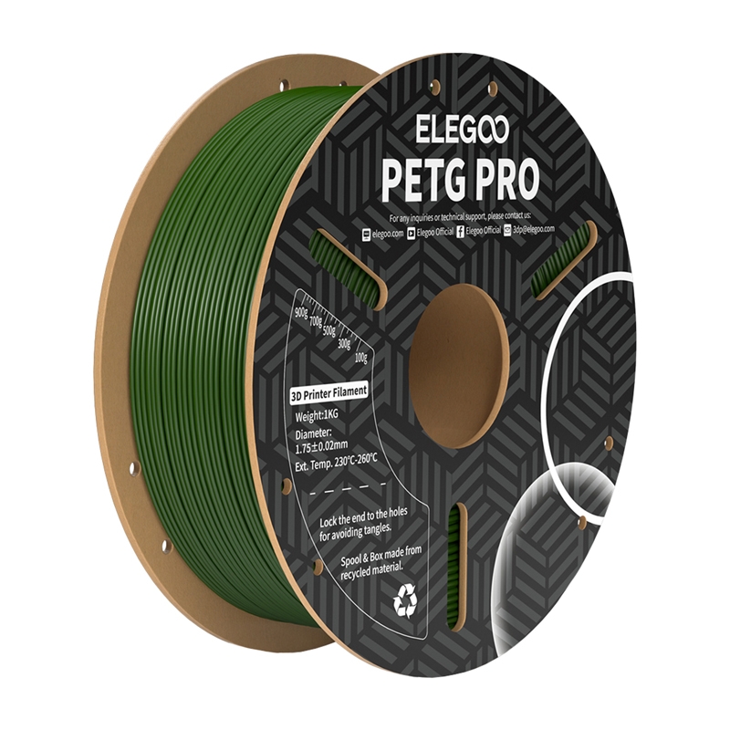 ELEGOO PETG Pro Filamentas (Alyvuogių žalias)