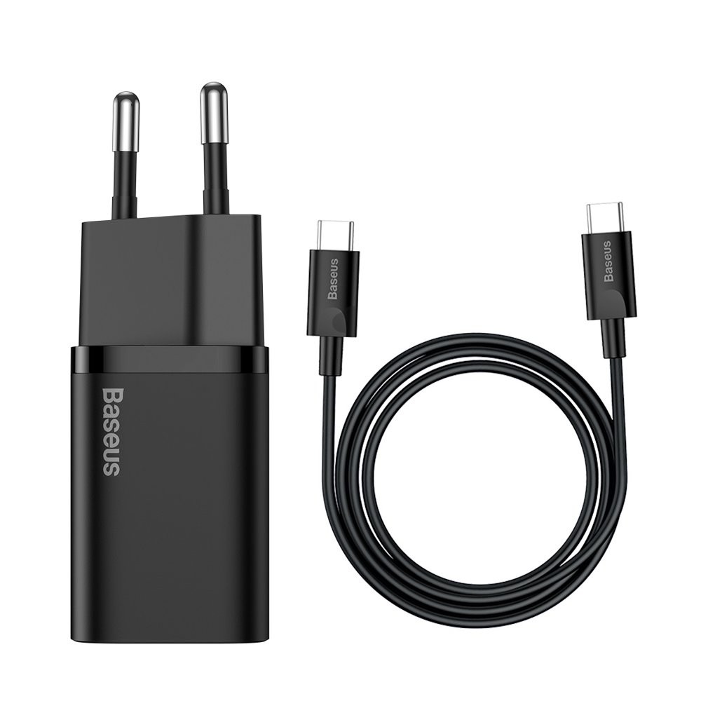 Baseus TZCCSUP-L01 mobiliojo įrenginio kroviklis Išmanusis telefonas Juoda AC, USB Spartusis įkrovimas Vidaus