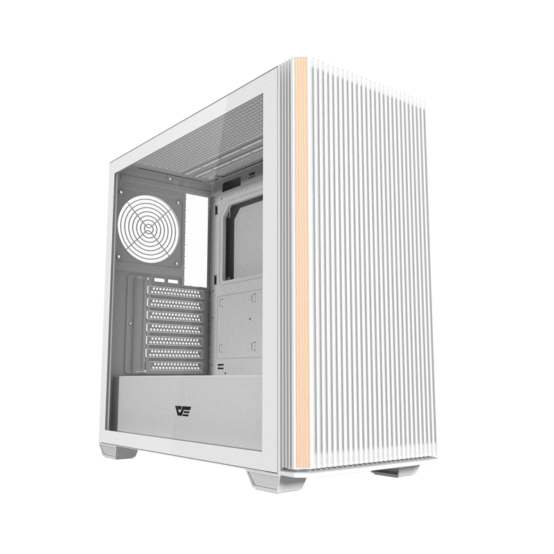 Darkflash DS900WS ATX kompiuterio korpusas be ventiliatorių (baltas)