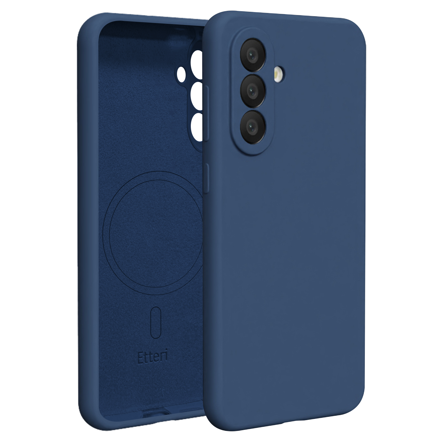 Etteri Silikoninis Mag dėklas skirtas Samsung Galaxy A37 5G tamsiai mėlynas
