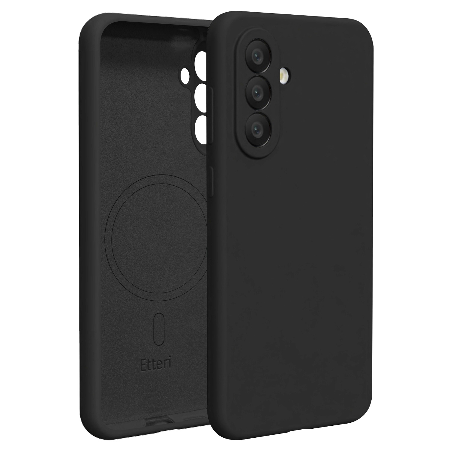 Etteri Silikoninis Mag dėklas skirtas Samsung Galaxy A57 5G juodas