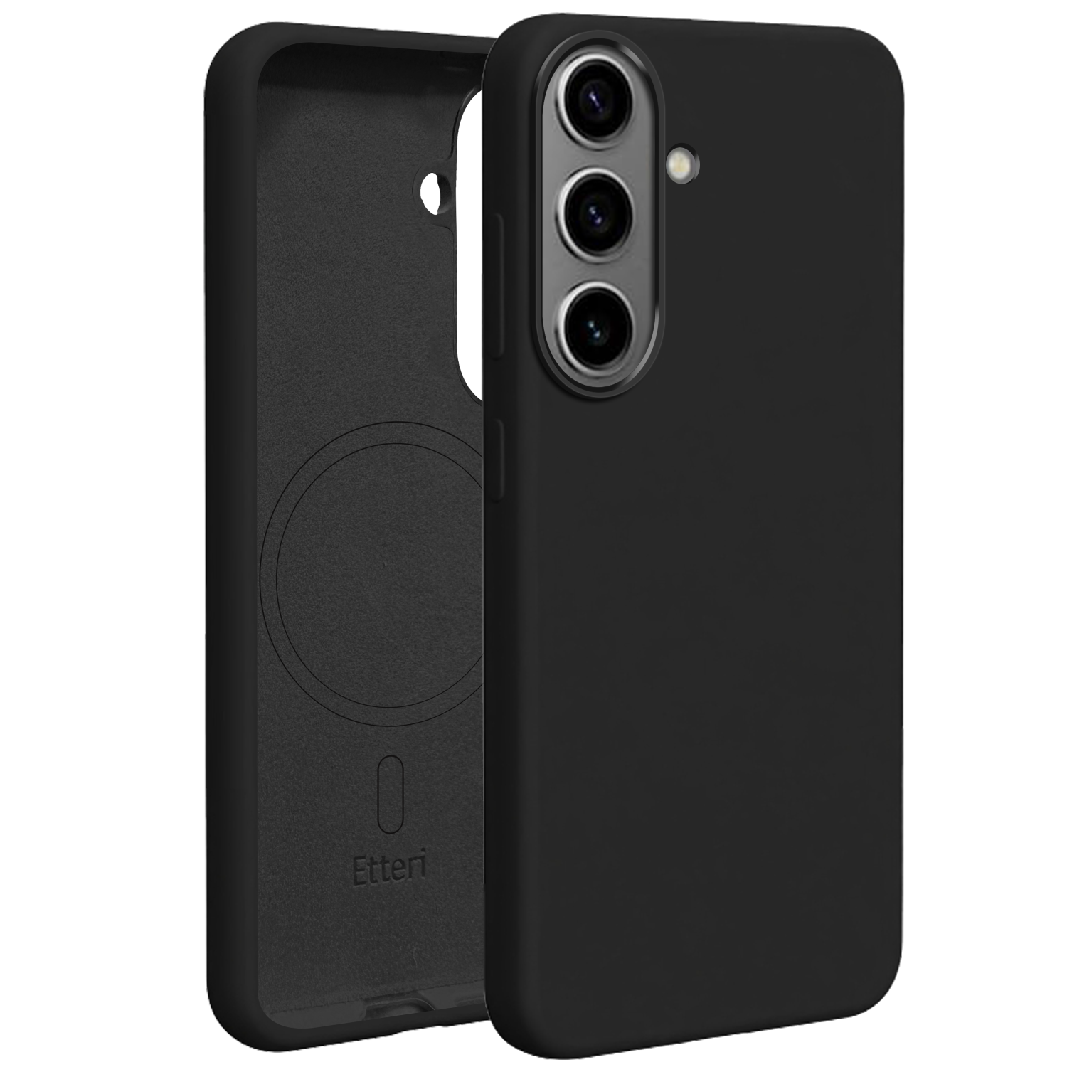 Etteri Silikoninis Mag dėklas for Samsung Galaxy S26 juodas