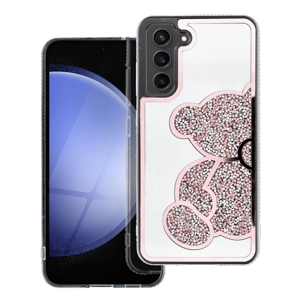 TEDDY BEAR dėklas telefonui SAMSUNG A54 rožinis