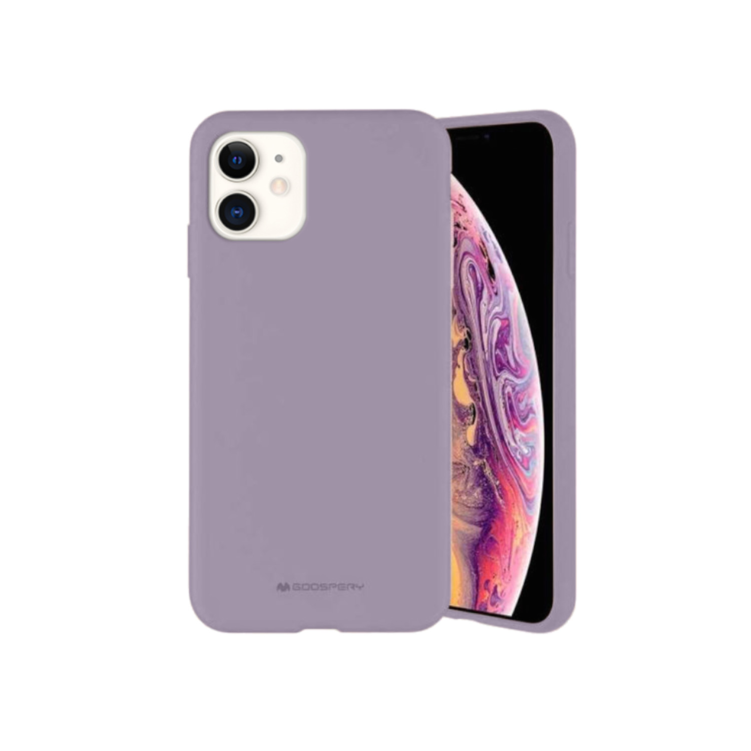 Mercury Silicone dėklas, skirtas iPhone 11, violetinis