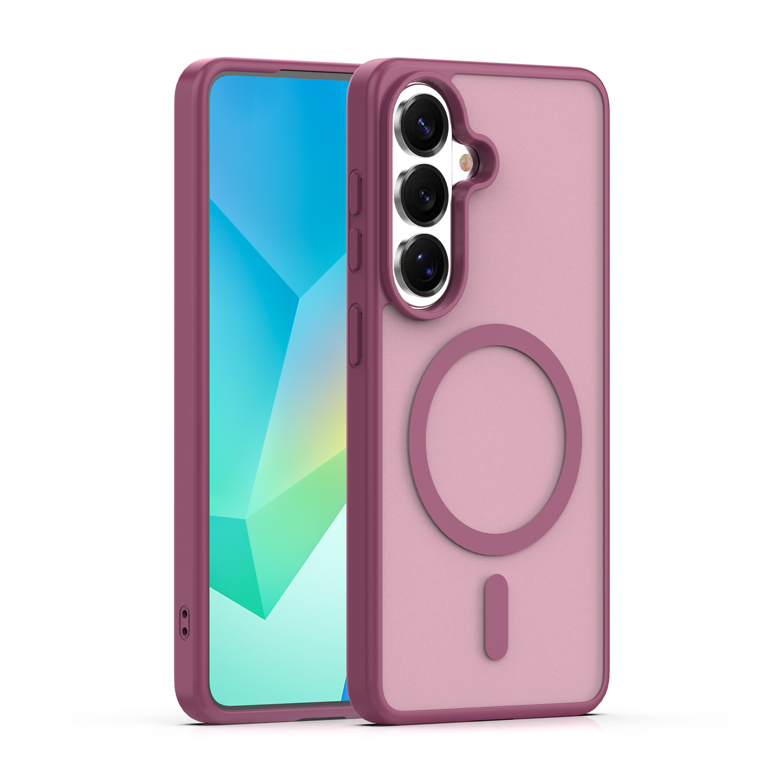 Mag Matt dėklas Samsung Galaxy S26 kaštoninė