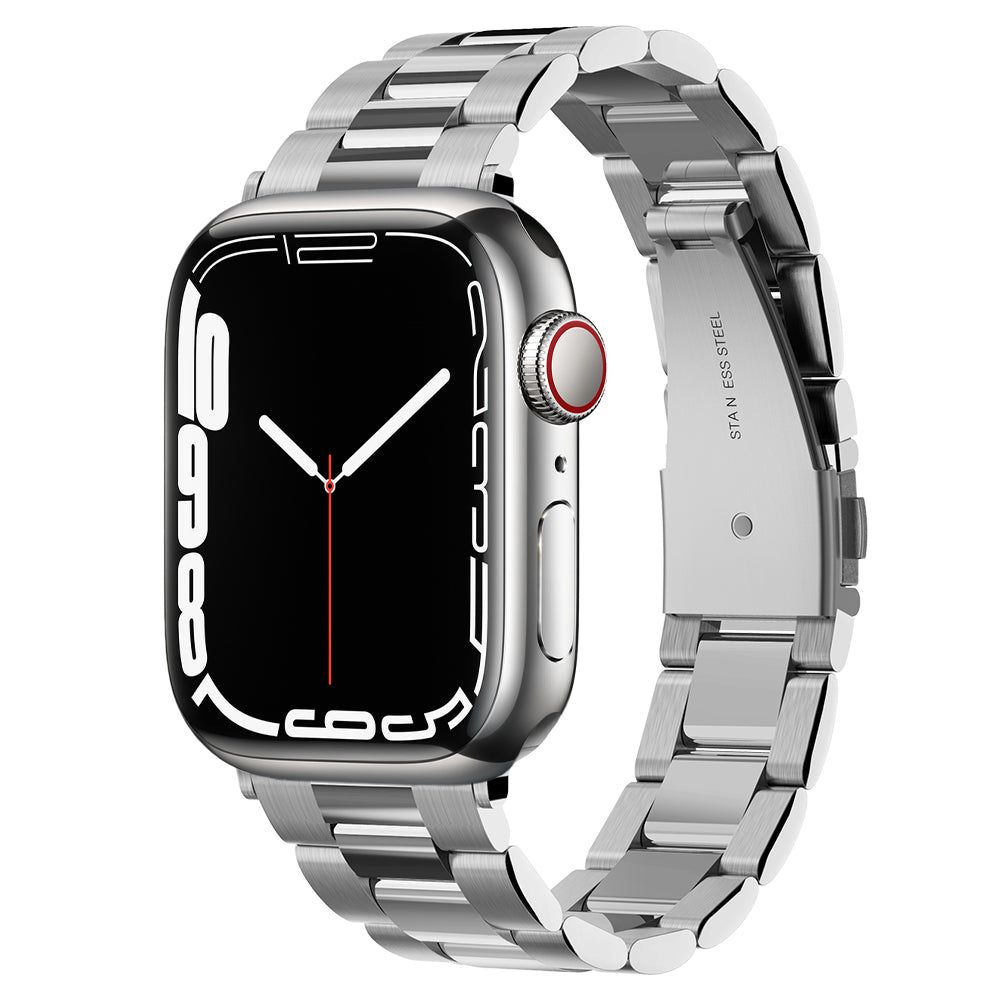 Spigen Modern Fit dirželis Apple Watch 4/5/6/7/8/SE (38/40/41 mm) - sidabrinis