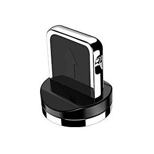 Kištukinis adapteris magnetiniam USB kabeliui Lightning sidabrinis