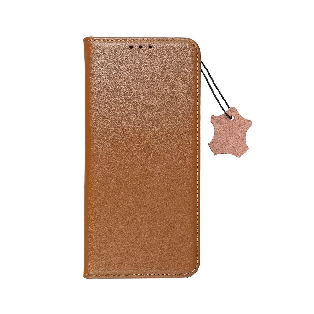SMART PRO Knygutė leather dėklas for XIAOMI Redmi Note 15 PRO 5G rudas
