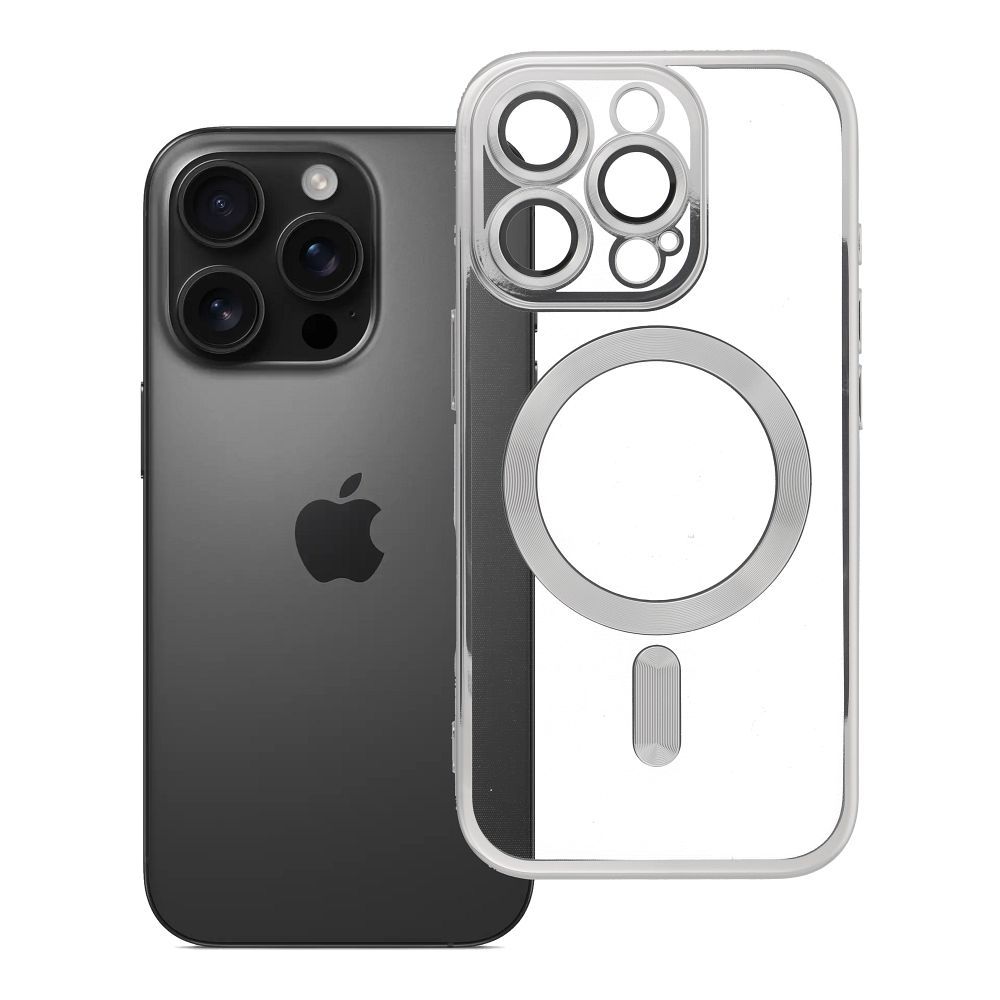 ELECTRO MAG COVER dėklas telefonui suderinamas su Magnetiniu IPHONE 16 Pro titanas