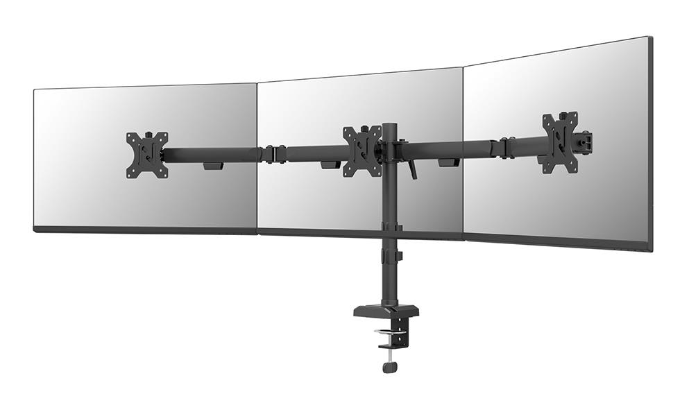 Monitoriaus stalinis laikiklis 10-27" trigubas DS60-600BL3 Neomounts