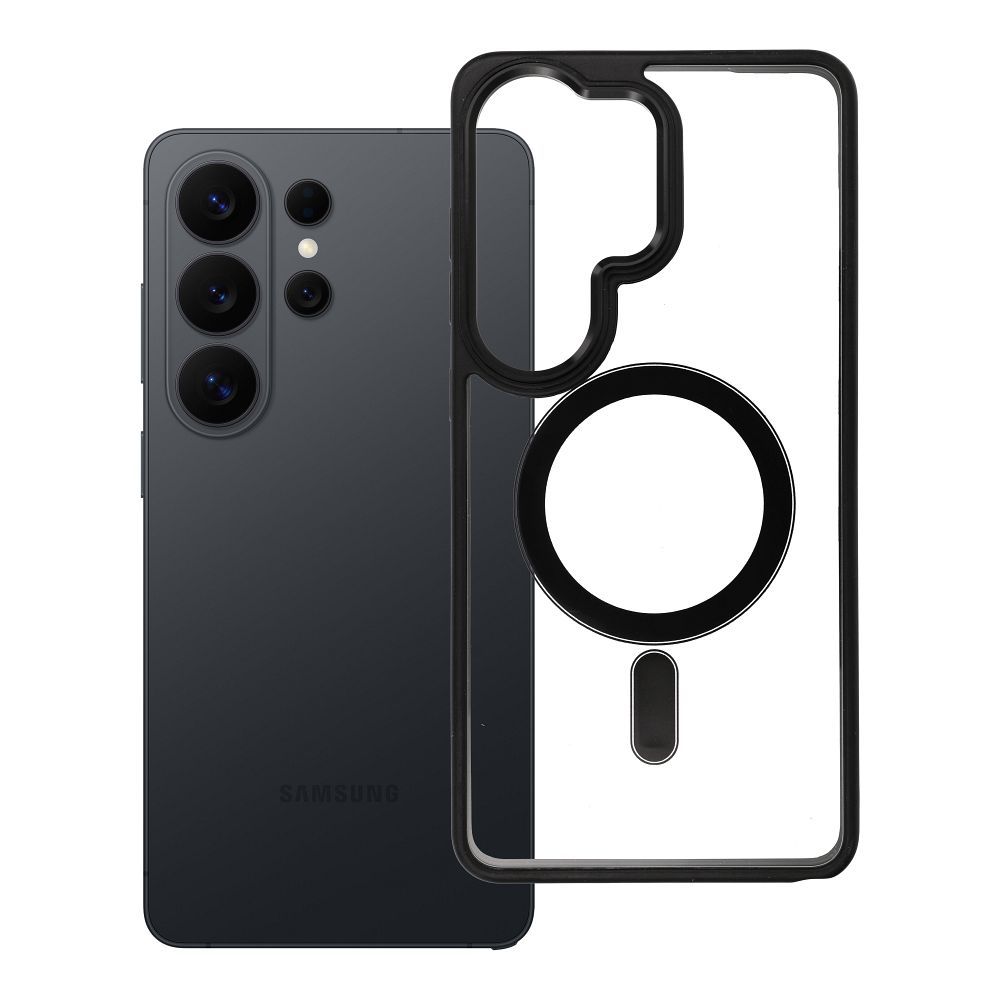 COLOR EDGE MAG COVER magnetinis dėklas telefonui, suderinamas su MagSafe, skirtas SAMSUNG S26 Ultra, juodas