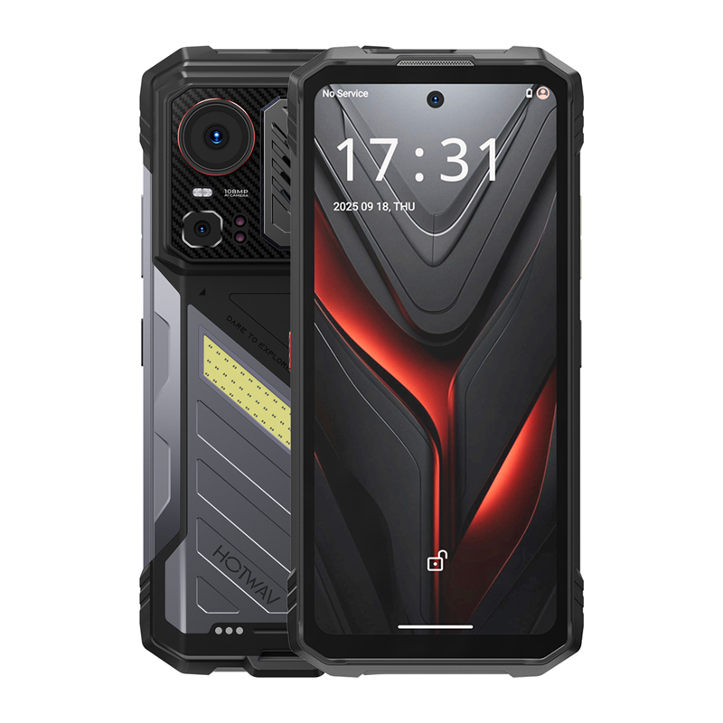 HOTWAV Hyper 8 Pro išmanusis telefonas (pilkas)
