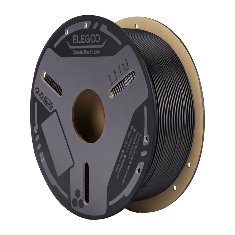 ELEGOO PETG-CF filamentas (juodas)