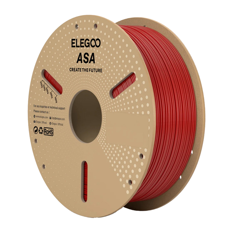ELEGOO ASA filamentas (raudonas)